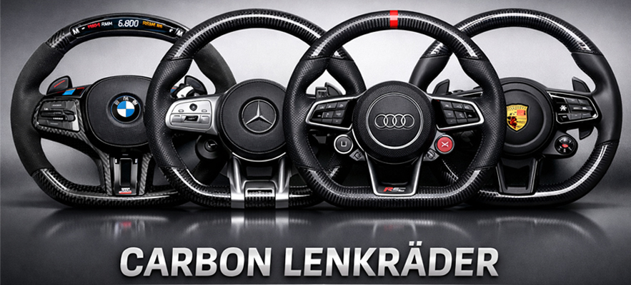 Carbon für dein Lenkrad aller Marken